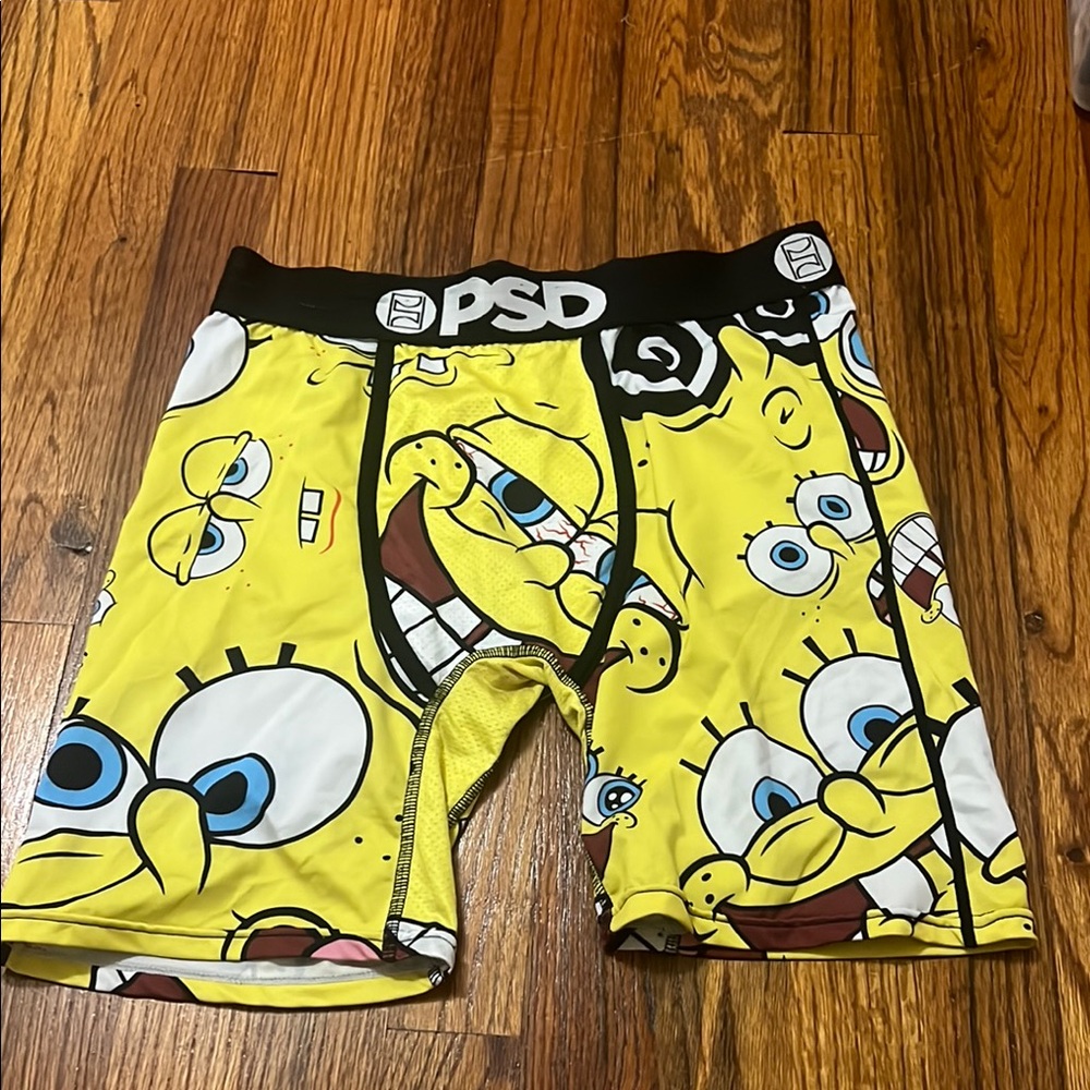 PSD Yellow Cartoon Graphic Boxer Briefs